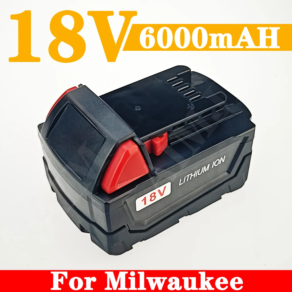 

ДЛЯ Milwaukee M18 аккумулятор для электроинструмента 18 В 6 Ач литиевая аккумуляторная батарея 48-11-2460 48-11-2412