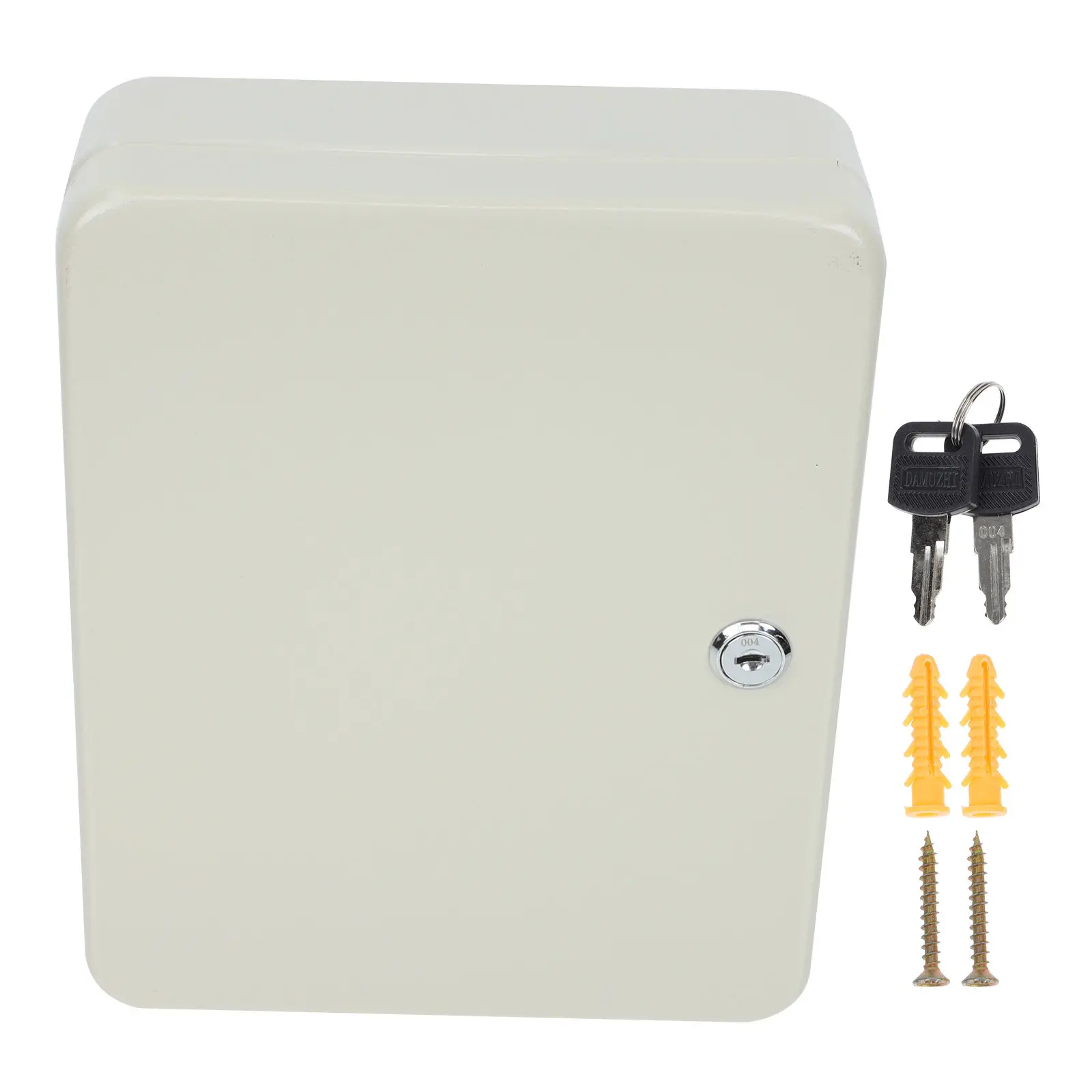 

28-Slot Heavy Duty Iron Key Security Cabinet Scratch-Resistant Key Management Box for Real Households Auto Keys