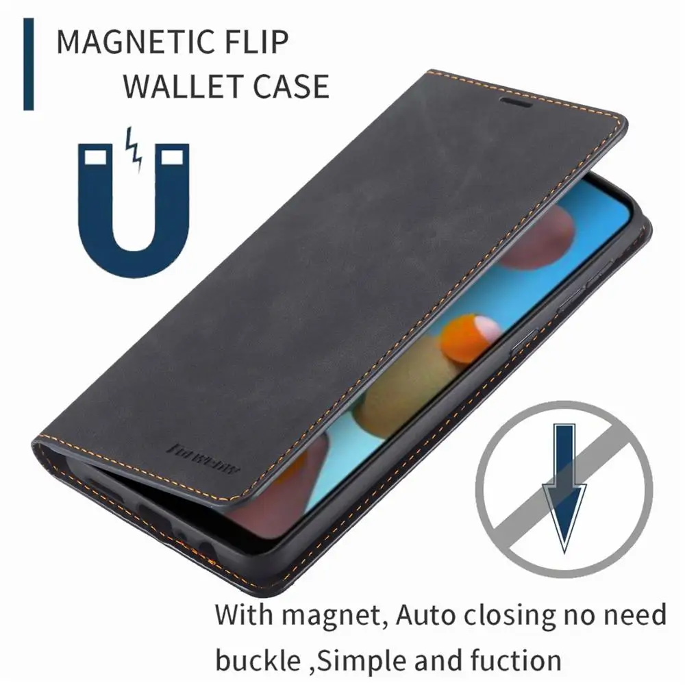 Wallet Case For Xiaomi Redmi Note 12 13 11 10 9 8 7 Pro Redmi 9 9A 9C 9T 10A 10C 11A 12C 13C K40  Leather Flip Stand Phone Cover