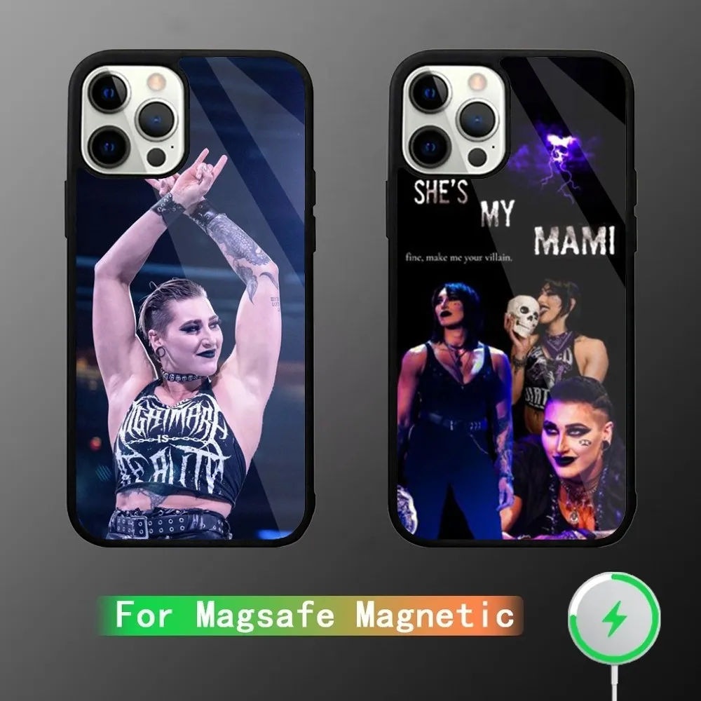 

Rhea Ripley Phone Case For iPhone 16,15,14,13,12,11,Plus,Pro,Max Mini Magsafe Magnetic Wireless Charging