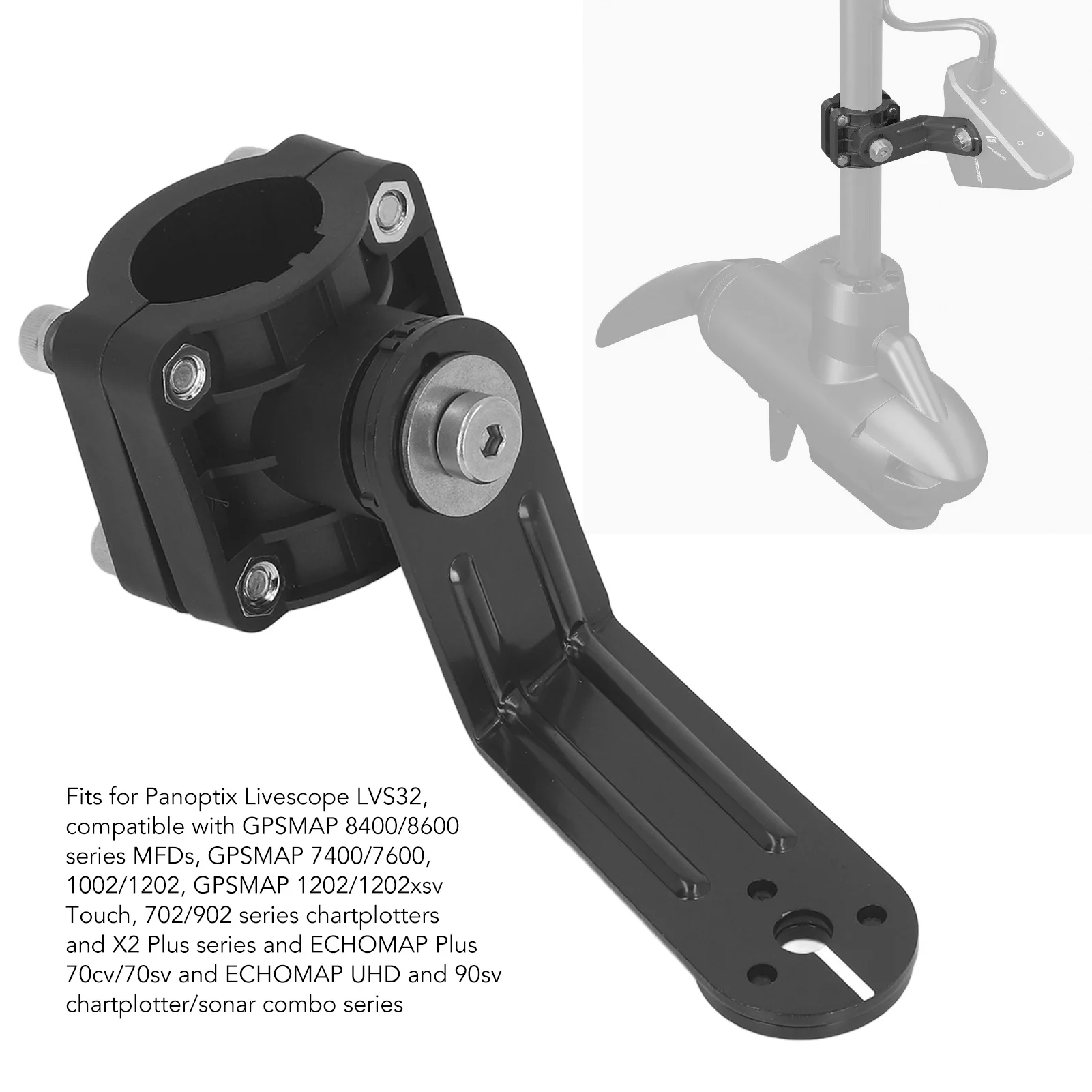 Transducer Perspective Mode Mount 010‑12970‑00 Heavy Duty Bracket Holder For Panoptix Livescope LVS32