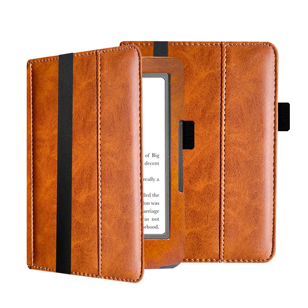 Case for inkBOOK Calypso Plus/Prime/Classic 2 eReader Book Cover Protective Leather Pouch Pocket Shell Cases