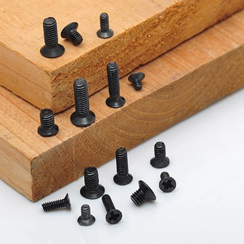 MLGB-720Pcs Countersunk Flat Head Mini Screw Set M1.4 M1.7 M2 M2.5 M3 Carbon Steel Computer Notebook Laptop Screws Kit