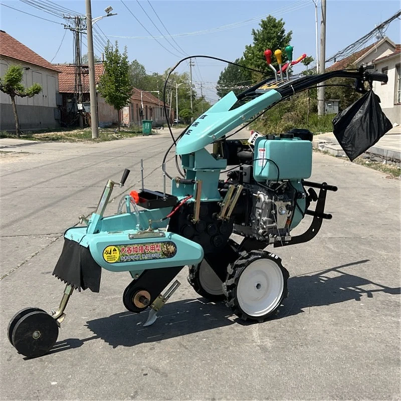 Cottage trenching machine, multi-functional front rotating four-wheel drive pastoral management machine