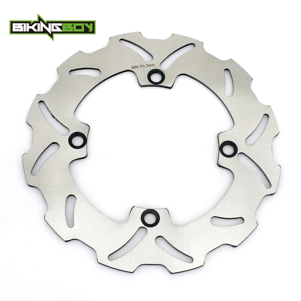 BIKINGBOY Rear Brake Disk Disc Rotor For Honda CR125R CR125E CR250R CR250E 98 99 00 01 CR 125 250 E Super Motard HM 2000 2001