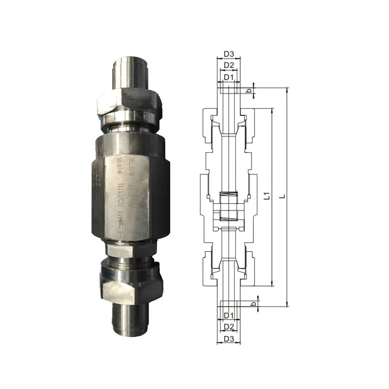 Cryogenic Check Valve For Refrigeration & Heat Exchange Parts