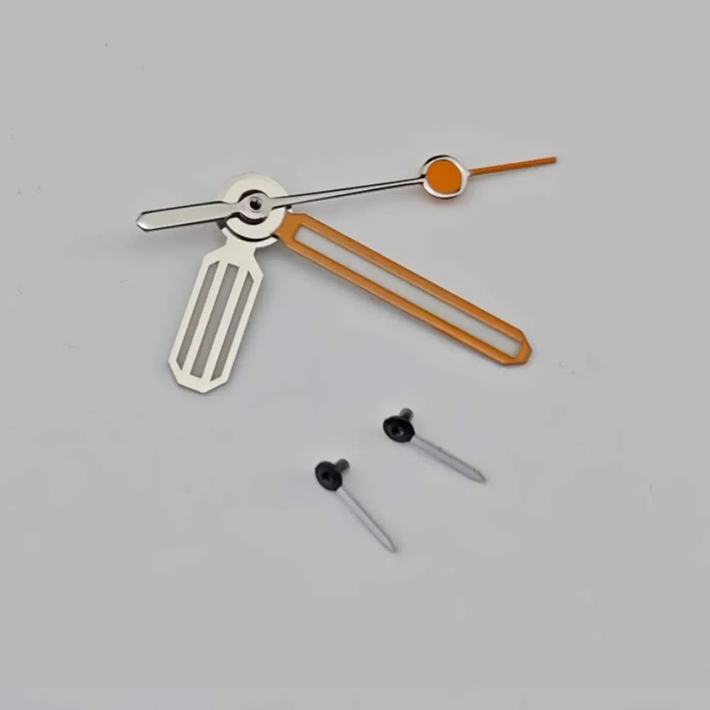 Relógio mãos ponteiros luminosos verdes 6 pinos cronógrafo mãos acessórios para movimento vk64 relógio de quartzo agulhas peça de substituição