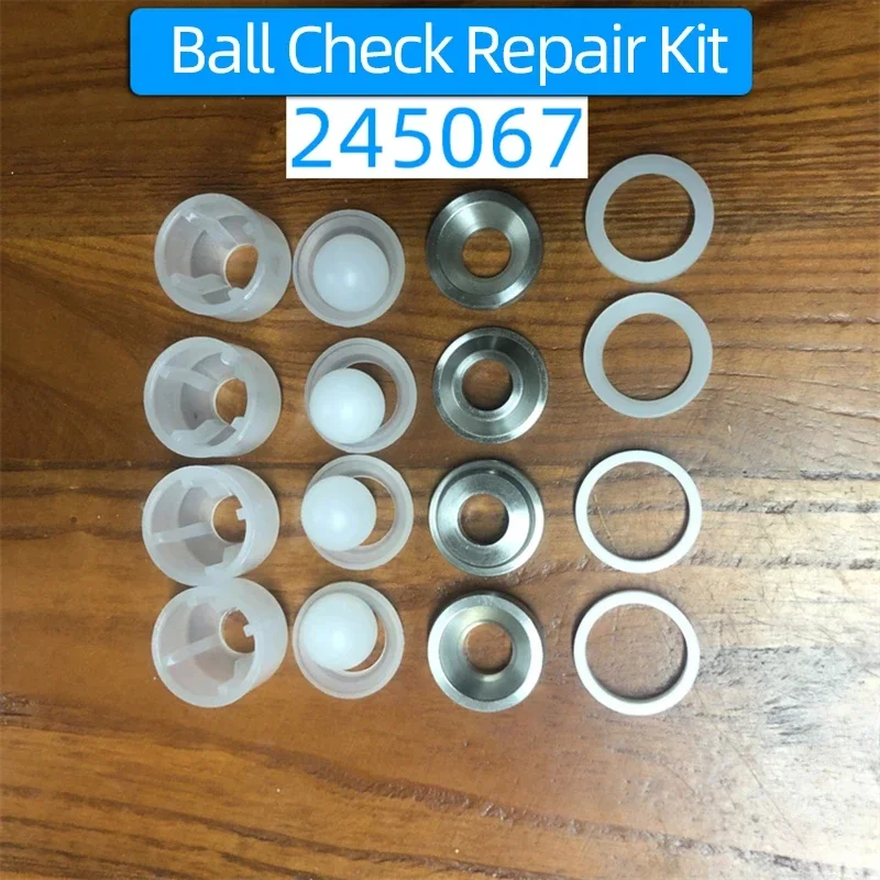 24A155 ボールチェック修理キット 245067 245066 308 ダイヤフラムポンプ ダイヤフラム修理キット 245065 シャフトおよびベアリング修理キット