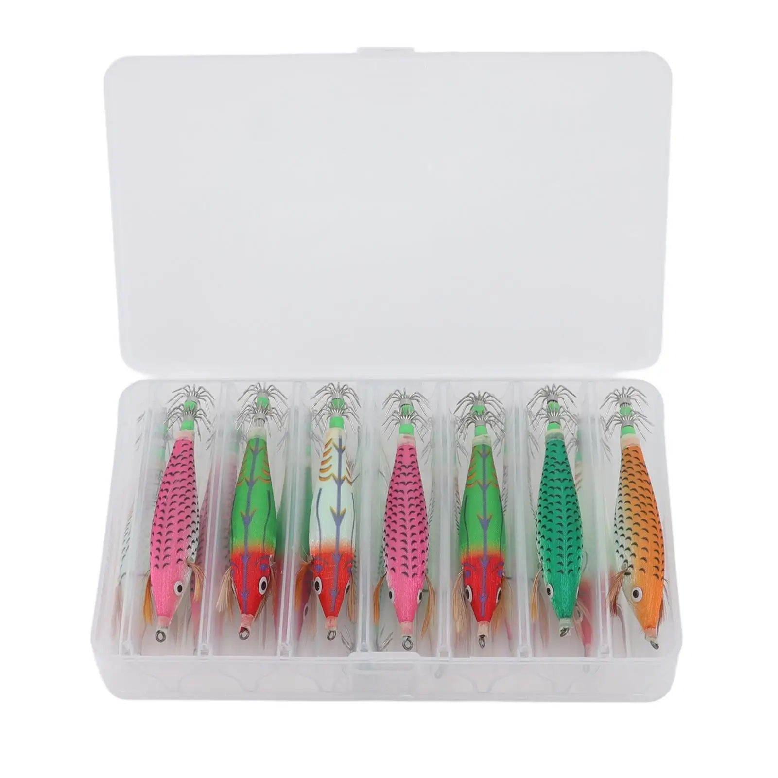 

Набор светящихся искусственных крючков с ящиком для хранения-для Пресноводной приманки