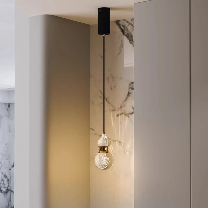 Modern Creative Gourd Design Pendant Lights Living Room Background Fixtures Bar Atmosphere Decoration LED Suspension Luminaires