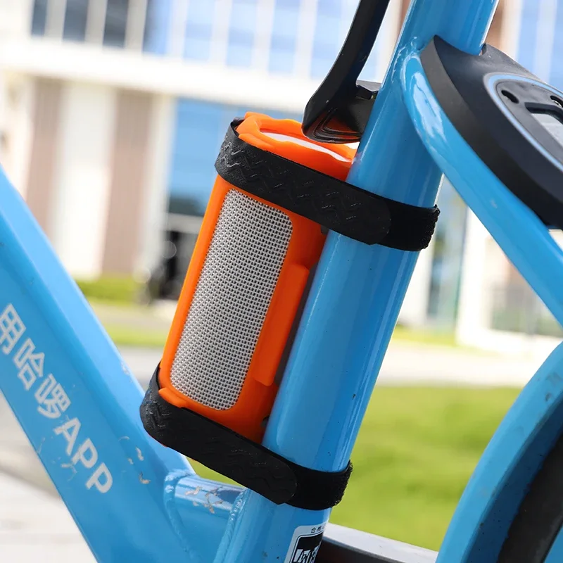 غطاء حافظة من السيليكون لمكبر الصوت JBL Grip، حافظة صوتية مع حزام كتف، حامل جلدي واقي لملحقات سماعات المقبض #3