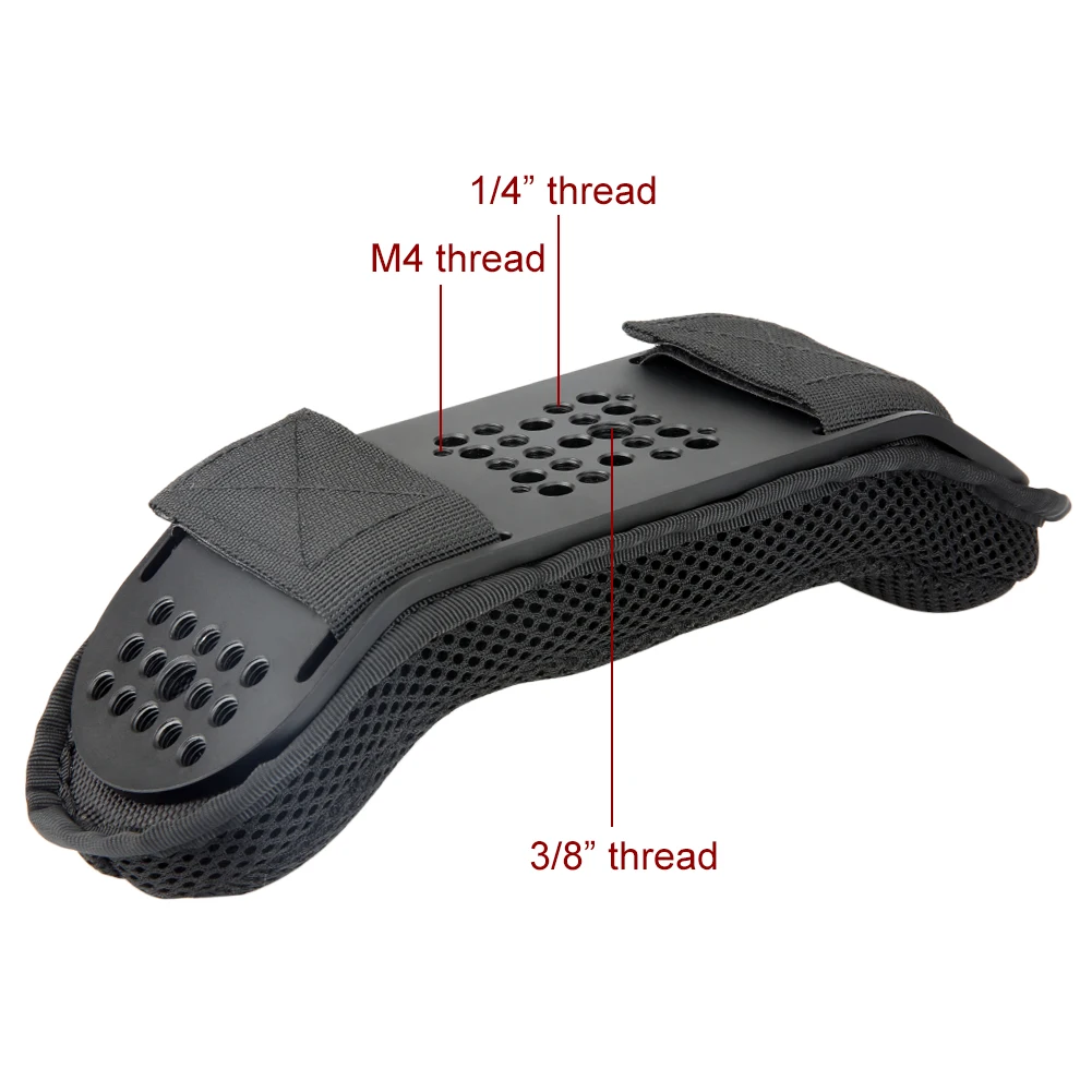 NICEYRIG Camera Shoulder Pad with Cheese Mounting Plate for 15mm Shoulder Rig Support System DSLR Camcorder Cinema Camera