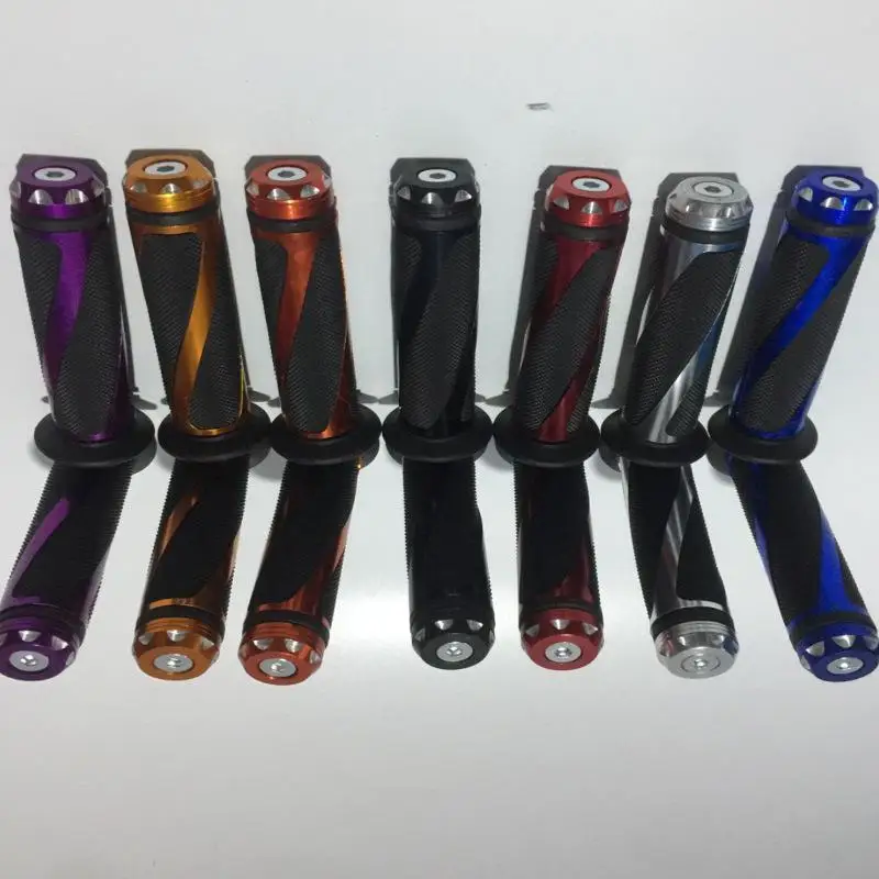 Universelle 7/8-Zoll-Motorrad-Lenkergriffe aus Aluminiumlegierung mit rutschfestem Gummi für Offroad- und Straßenmotorräder, Ersatz und Upgrade – Detail 4