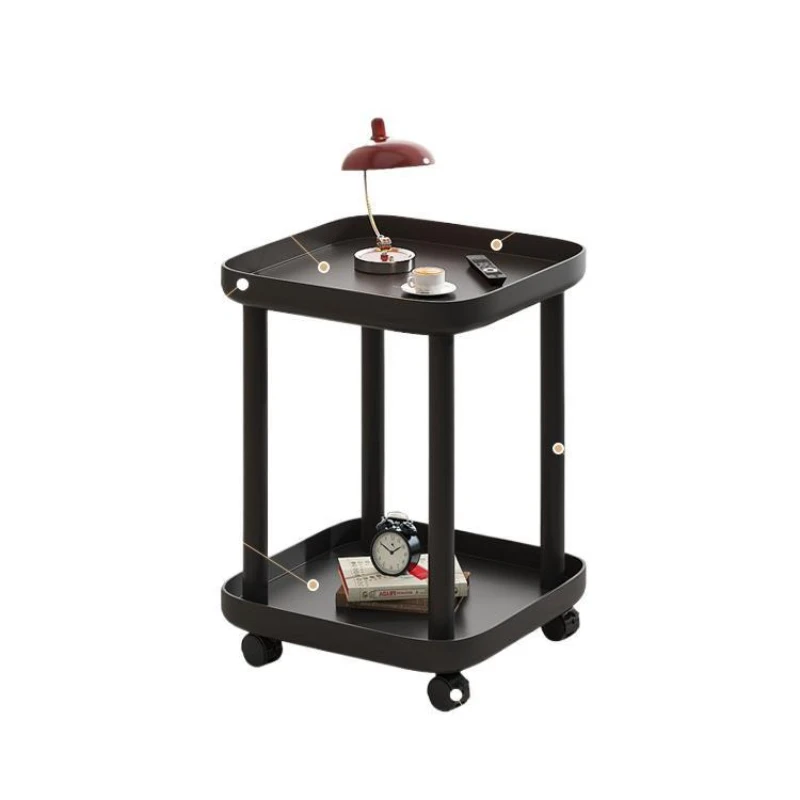 

Small coffee table table Living room Dining room Snack table Movable trolley