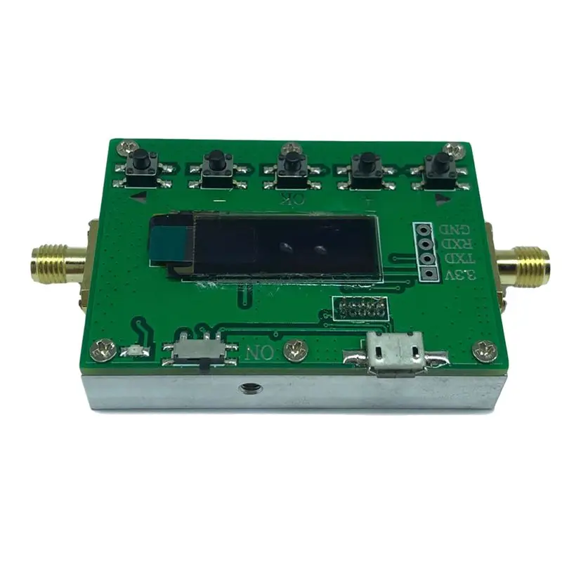 ABKS-6G Digital Program-Controlled Attenuator Digital Program-Controlled Attenuator 30DB Step 0.25DB OLED Display CNC Shell