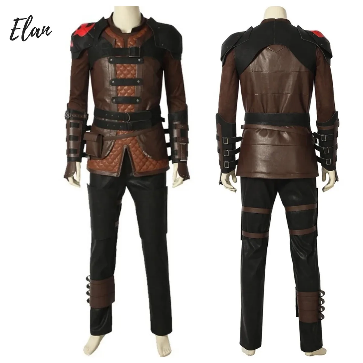 Dragon 3 Hiccup Cosplay Costume Leather Coat and Accessory Full Set and Single Items Are Sold The Hidden World Suit Custom Size