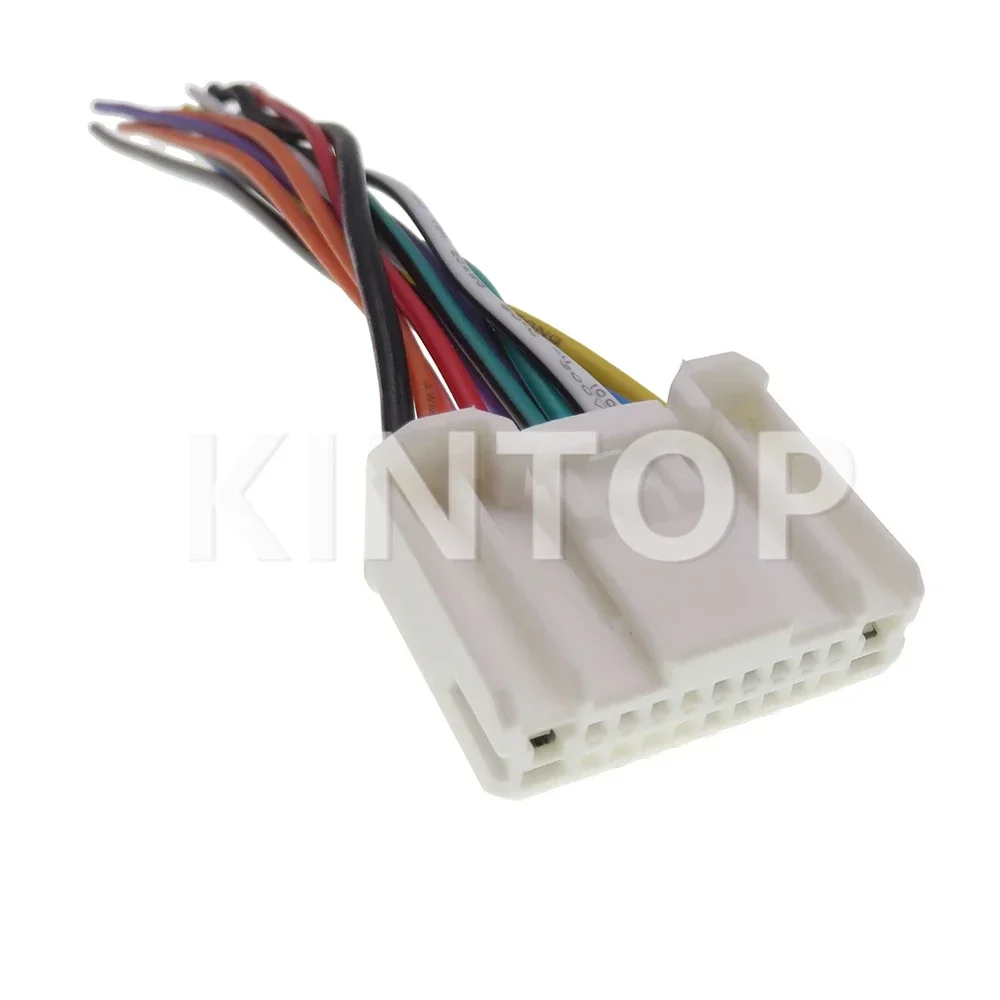 20 Pins AC Assembly Car Radio Wiring Harness CD Adaptor Auto Stereo Connector Kit