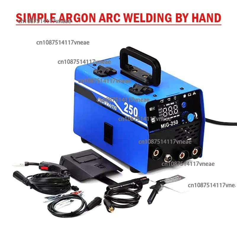 Simple Argon Arc Welding, Manual Welding, MIG Welding MIG-250 Gasless MIG Welding Machine with Multiple Functions