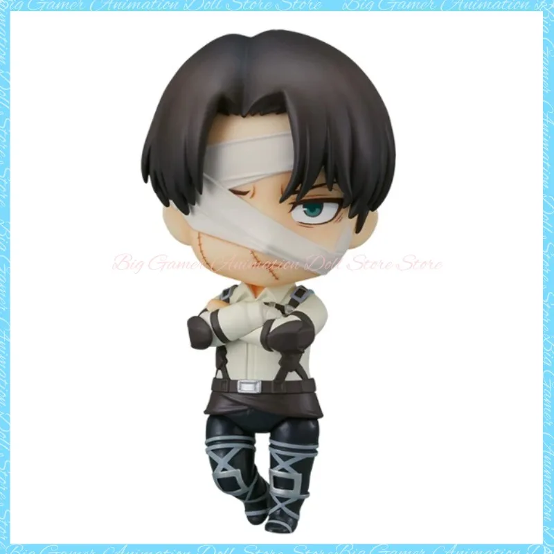 【In-stock】Original GSC Nendoron 2002 Attack on Titan Levi Ackerman Action Figure Model