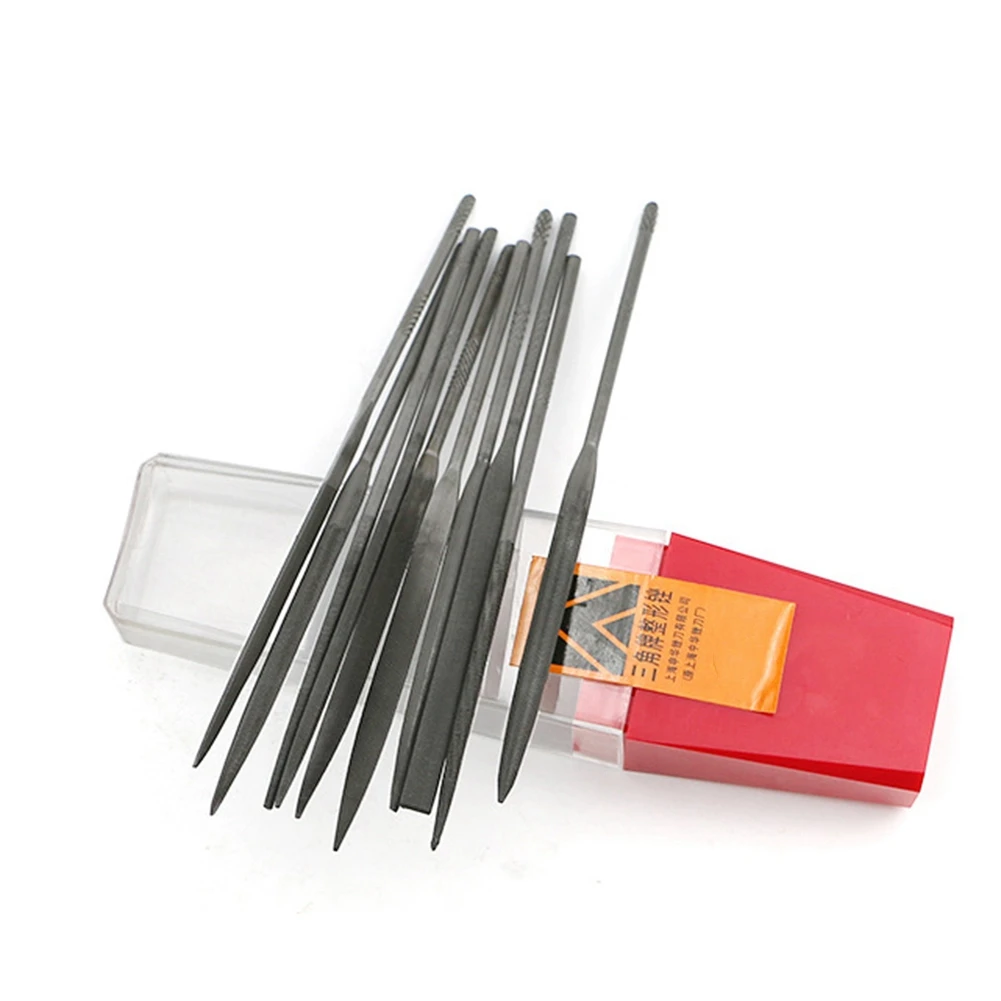 ABMO 20Pcs Small Needle Files Set 140Mm Jewelry Tools Beading Hobby Crafts Carving Repair Cutting Tool