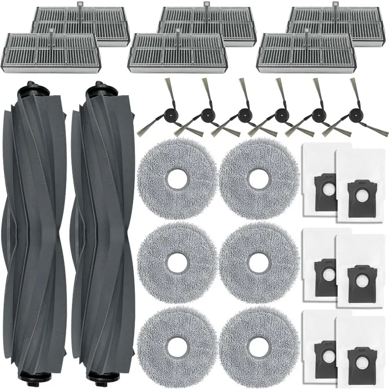Replacement Accessory Kit For Dreame X40 Ultra/L40 Ultra, MOVA P10 Pro/P50 Pro Ultra Robotic Vacuum Cleaners