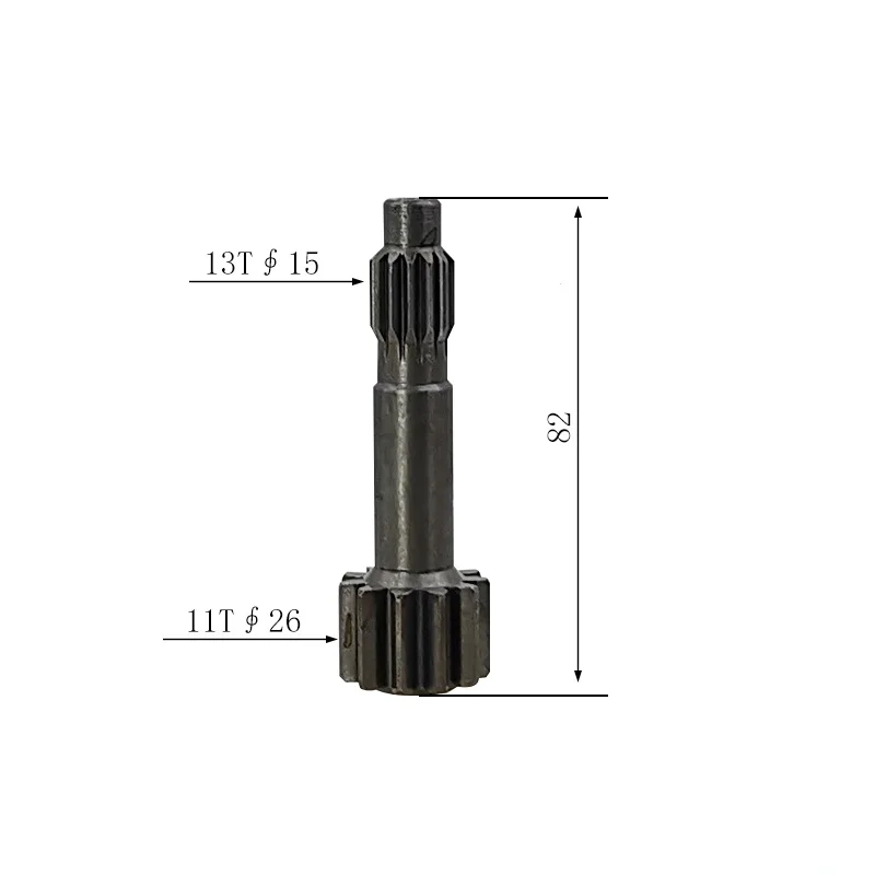 

Center Gear for Travel Motor, Sun Gear Shaft (11/13 Teeth) Compatible with for Yanmar VIO30-3 Mini Excavator