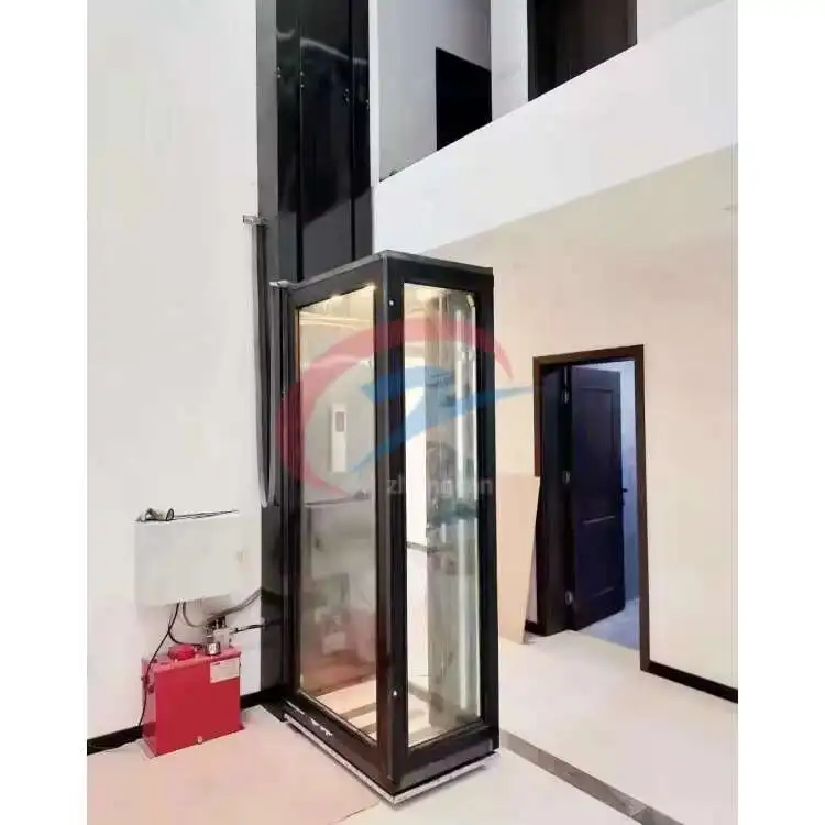 Low Noise 200Kg Home Ial House Villa Lift Two Persons/Personal Elevator 2 Story 3 Ors For Sale