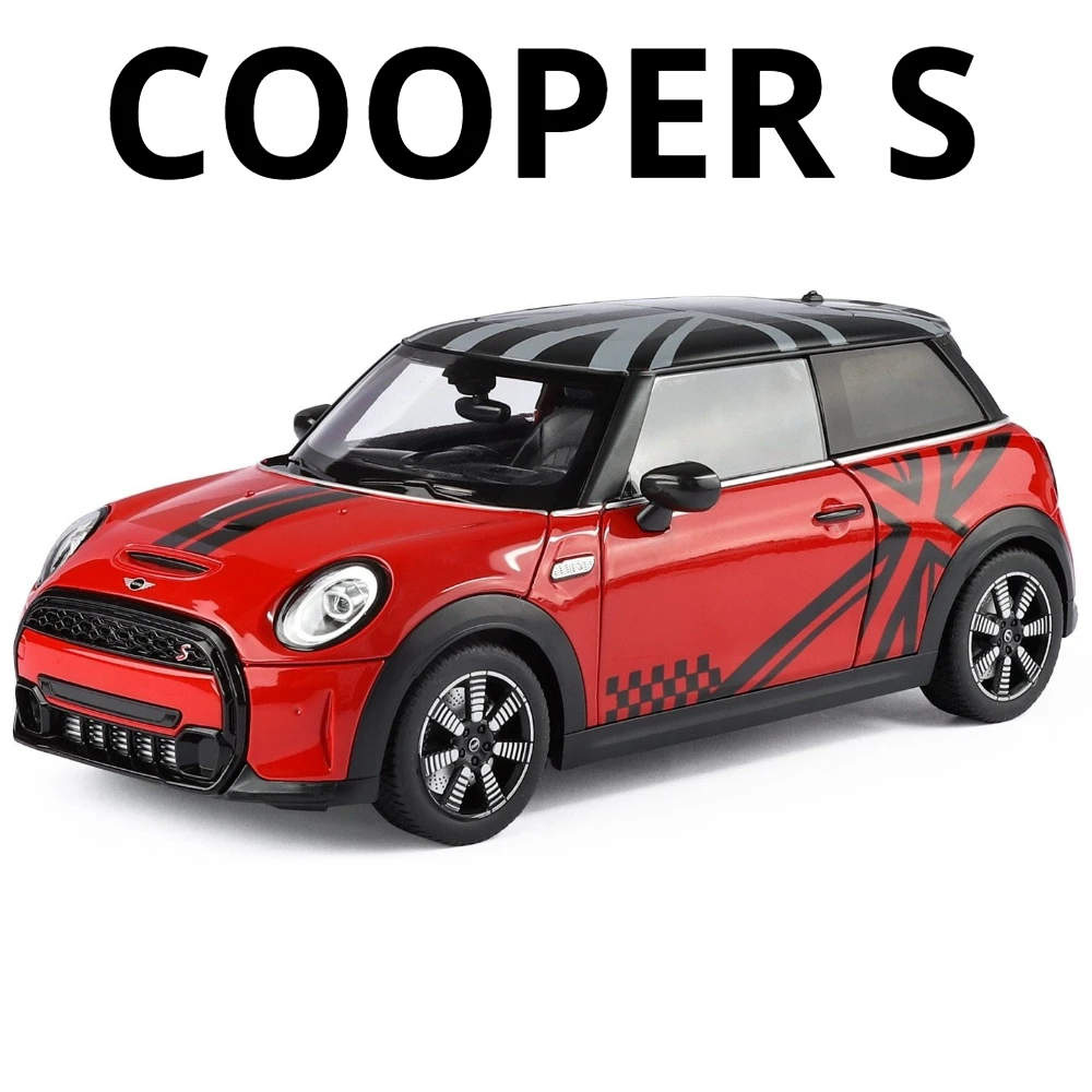 

Масштабная модель автомобиля Mini Cooper S 530LI 1:18, открывающиеся двери, спортивный автомобиль, металлический корпус, резиновые шины, декор для дома