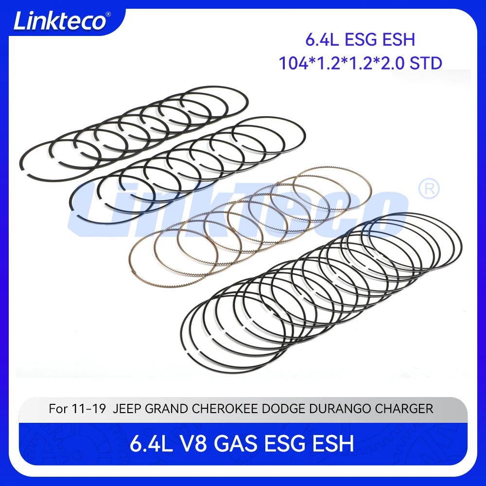 

Engine part STD Piston Ring Fit 6.4 T L V8 GAS ESG ESH For 11-19 JEEP GRAND CHEROKEE DODGE 6.4L CHRYSLER CHARGER CHALLENGER