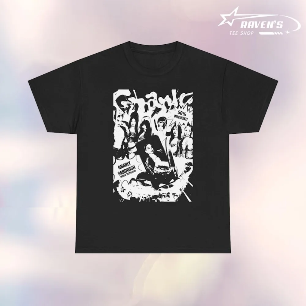 Katseye สวย Chaos เสื้อยืด Kpop TShirt ผู้ชายผู้หญิงแขนสั้น Streetwear Kpop Tees Y2K เสื้อผ้าผู้ชายเสื้อลําลอง