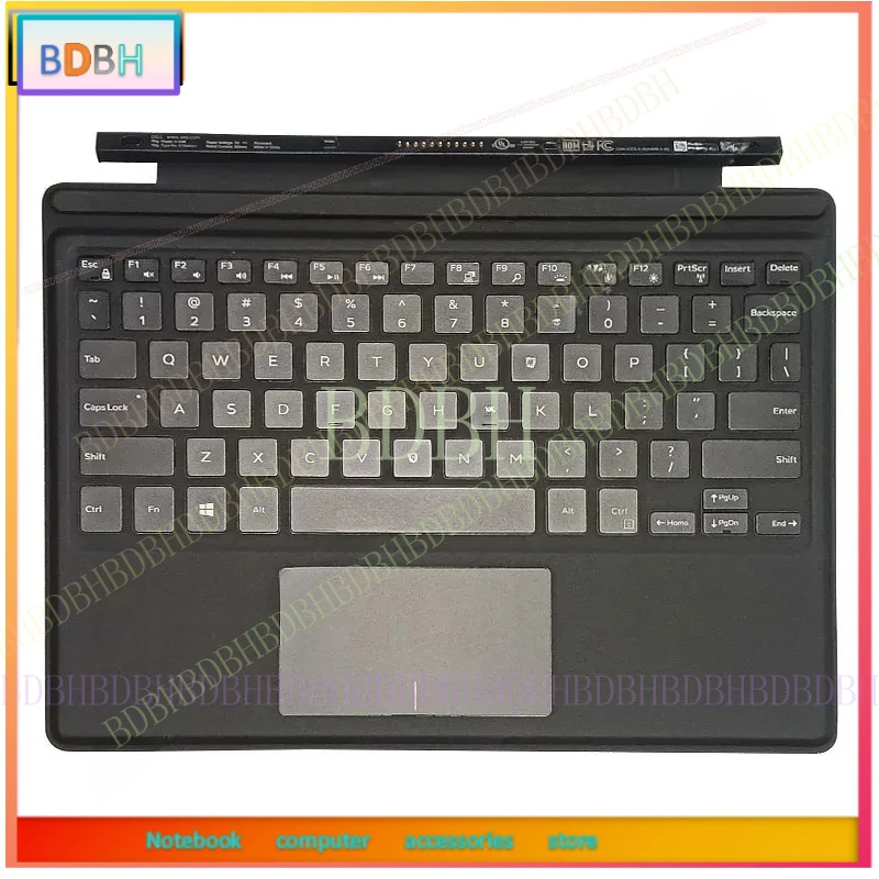 K16M Magnetic Keyboard For Latitude 5285 5290 2-in-1 Tablet PC Original Magnetic Attraction Keyboard Pad Replacement Accessory
