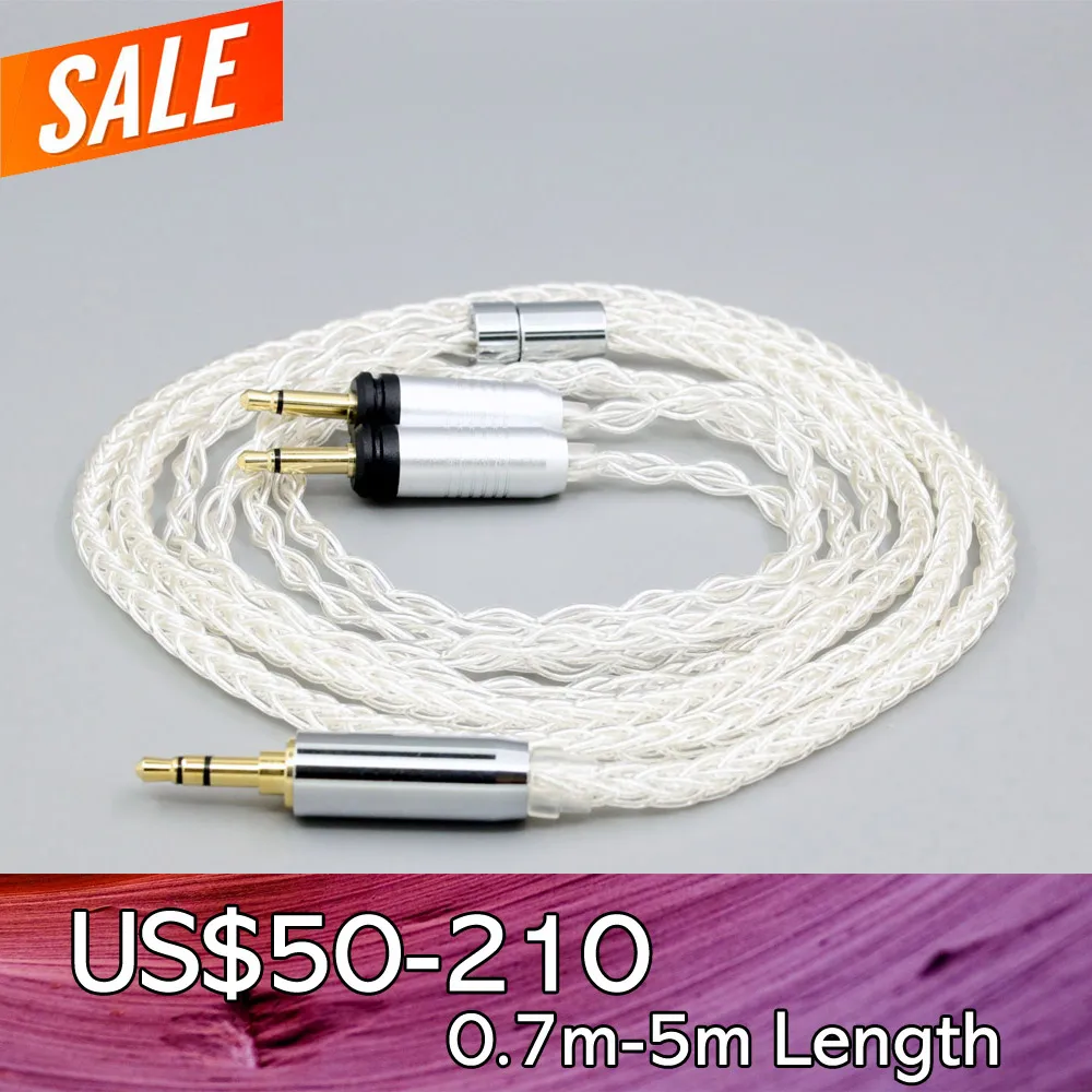 8 Core 99% 7n Pure Silver Palladium Earphone Cable For Focal Clear Elear Elex Elegia Stellia Celestee Radiance LN008387