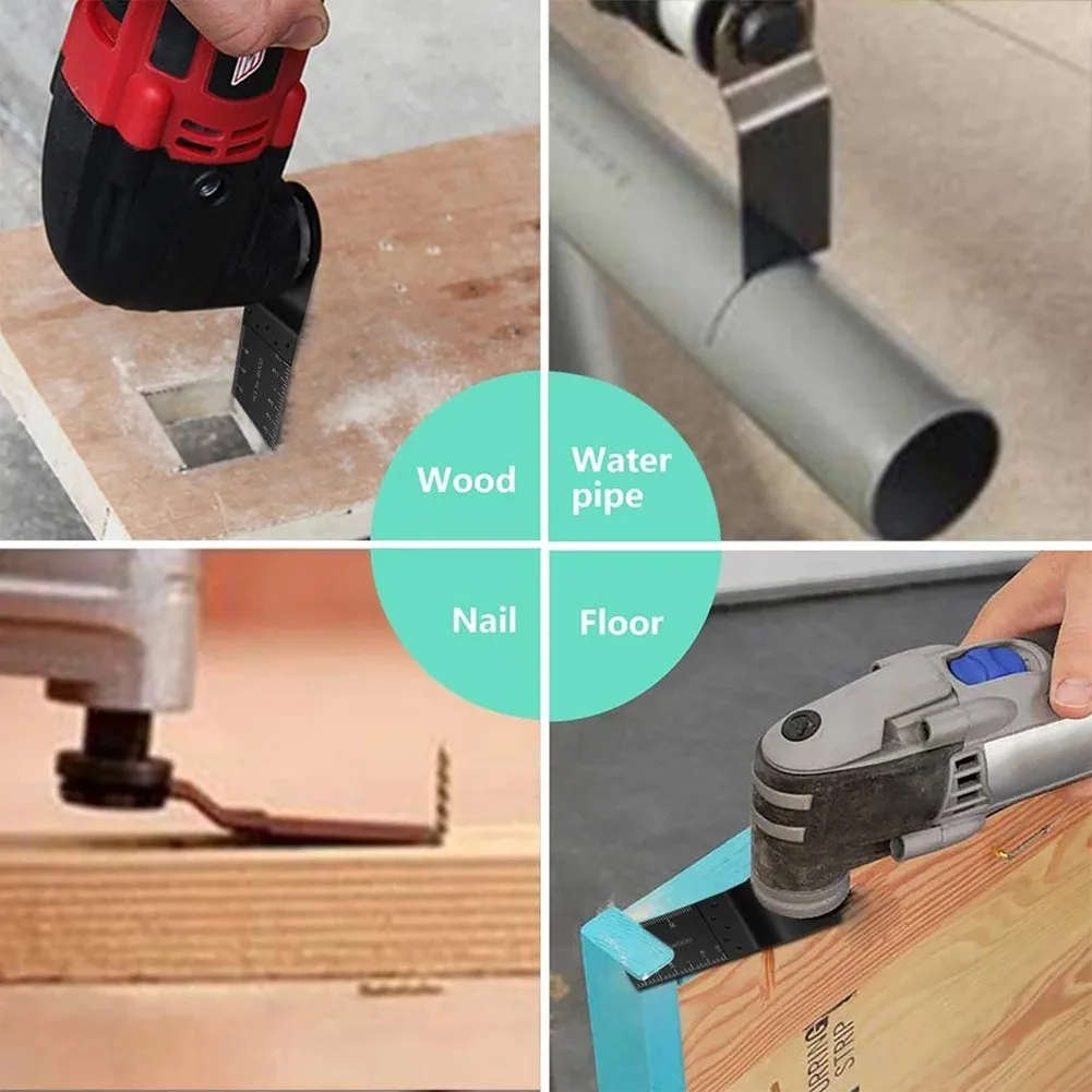 34mm Bi-Metal Oscillating Saw Blade Multi-Function Renovator Saw Blade Power Tools Accessories Universal Cutter Blade