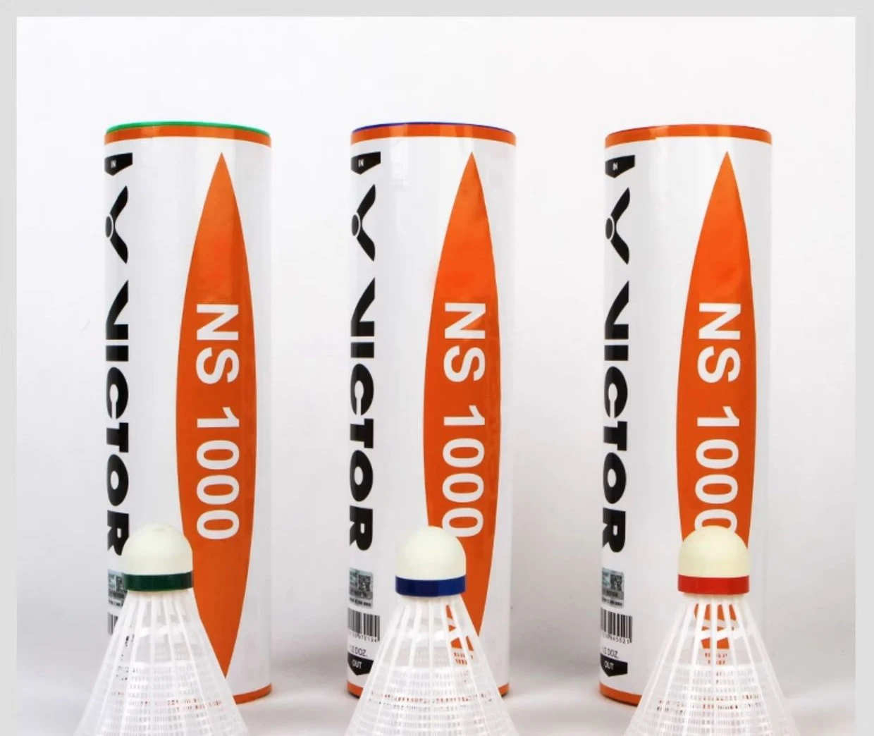 내구성 있는 나일론 배드민턴 셔틀콕 6개입 이미지