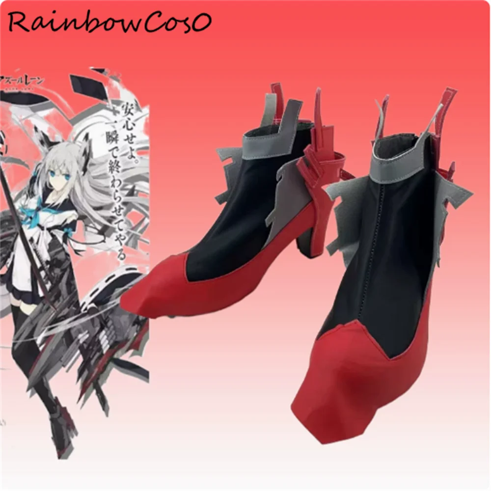 Kawakaze Azur Lane Cosplay Shoes Boots Game Anime Halloween RainbowCos0 W4272