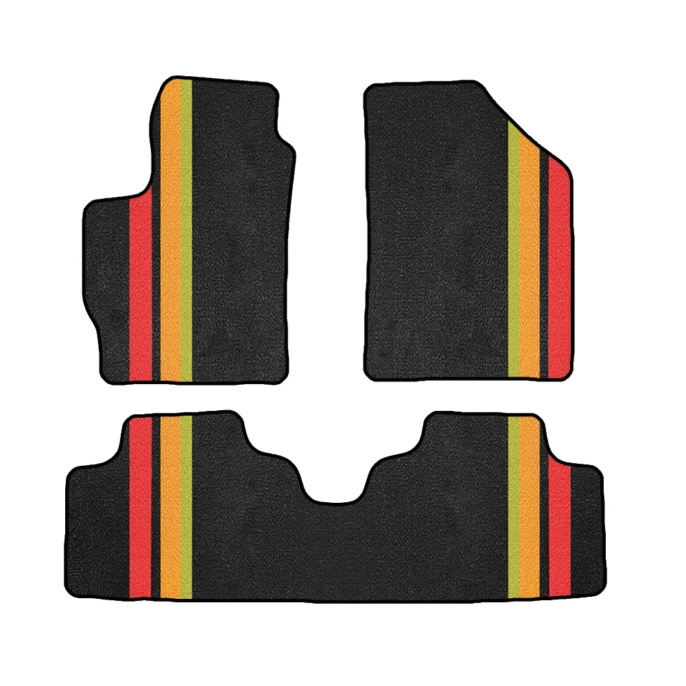 

For Toyota Yaris 2006-2011 XP90 Vitz MK2 Car-Specific Mats Floor Mats Waterproof Car Interior Accessories Car Mats With Buttons