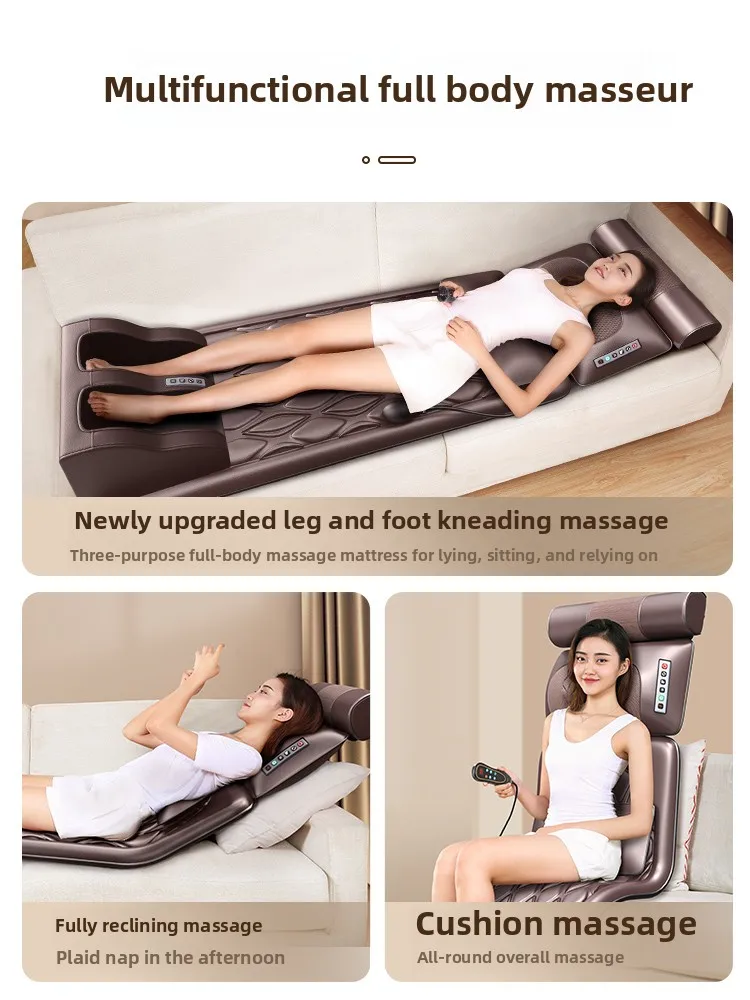 Massager cervical back waist multifunctional mattress full body automatic kneading instrument home chair massage pad
