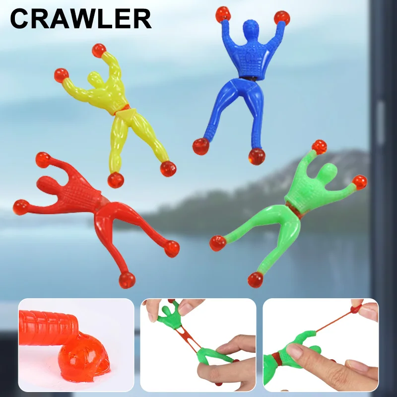 

10/20pcs Funny Sticky Wall Climbing Men Toys For Children Climbing Flip Man Attractive Classic Gift Kids Novelty Gag Toy