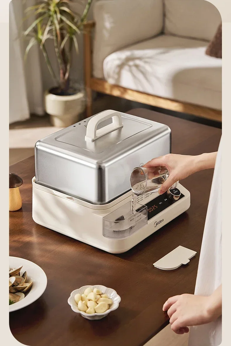 المطبخ الجديد متعدد الطبقات سعة كبيرة قدرة البخار الكهربائية الفولاذ المقاوم للصدأ المنزلية المتكاملة وعاء باخرة باخرة