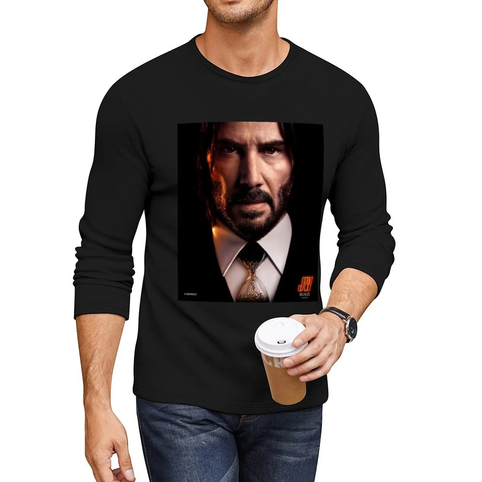 

john wick: chapter 4 Long T-Shirt anime mens t shirts