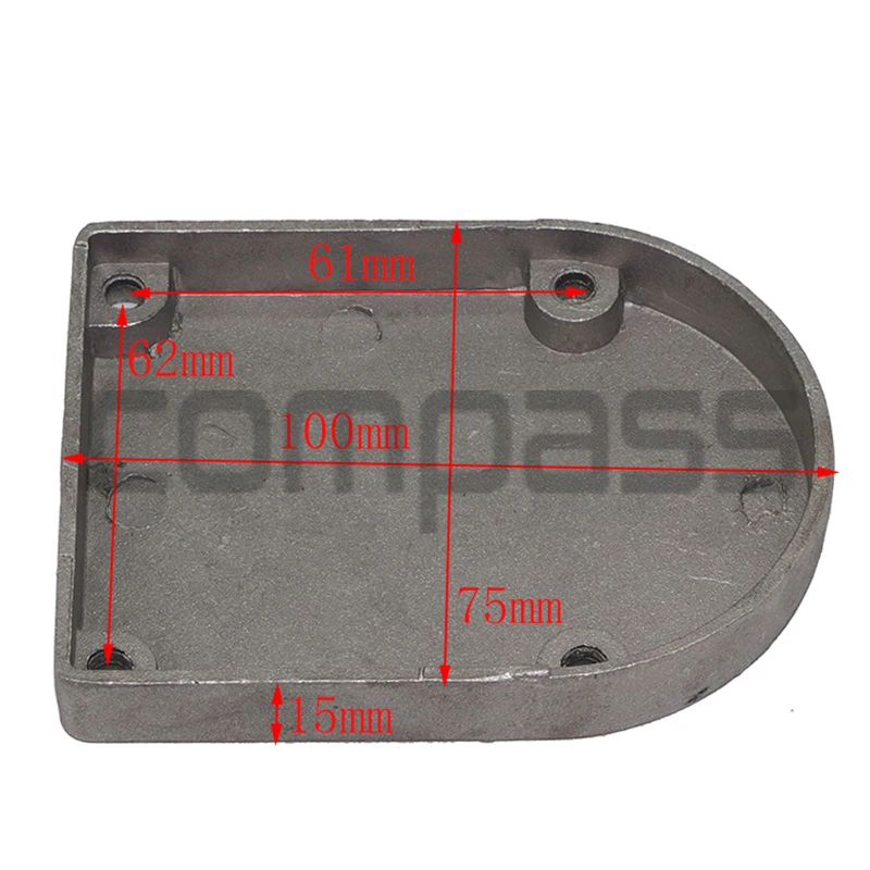 Motorcycle 4-Hole Clutch Gearbox Cover + Gasket Suitable for Engine Two-Stroke 49cc 50cc 60cc 66cc 80cc Electric Bicycle