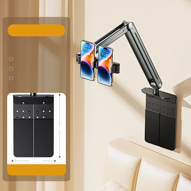 Mobile phone tablet lazy bracket bedside pad support frame hidden bed mobile phone bracket