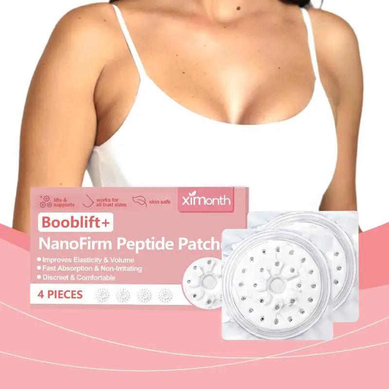 

4pcs/pack Women Chest Patch Anti Convex Point Nipple Cover Full-bodied, Breathable, Natural-looking, Lifting, Reusable
