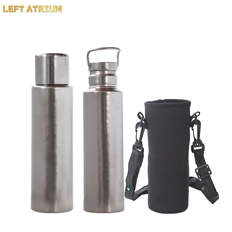 820ML Large Capacity Thermos Cup/Insulated Kettle,Double Layer Pure Titanium Vacuum Flasks,Drinkware,Outdoor Sports Water Bottle