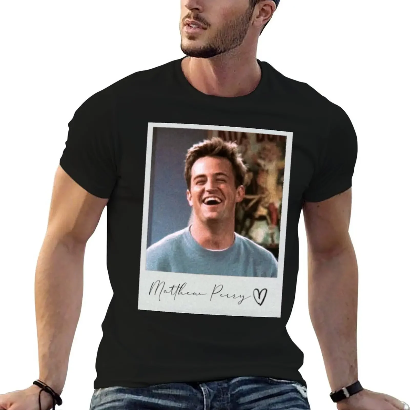 

Matthew Perry T-Shirt anime tshirt blue archive street wear blanks mens cotton t shirts