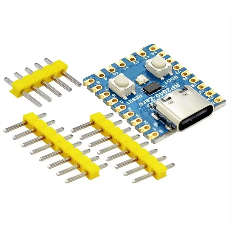 A24U RP2040-Zero Microcontroller PICO Development Board Module 2PCS RP2040 For Raspberry Pi Dual-Core M0+ Processor 2MB Flash