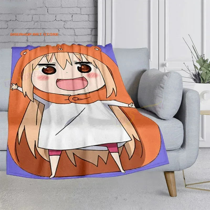 2026 3D Print Anime Himouto! Umaru-chan Blanket Soft Sofa Cover Throw Blanket Fleece Lightweight Warm Bed Blankets For Bedroom C