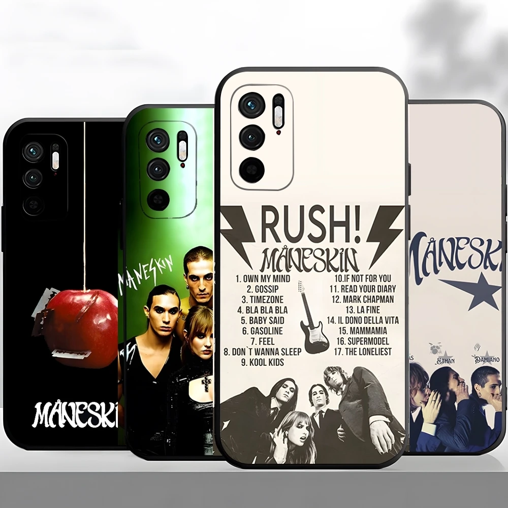 M-Maneskin d-damiano David Band funda de teléfono para Xiaomi Poco M7 M6 M5 M4 4g 5g F7 F6 X7 X6 X5 Ultra Pro funda de silicona