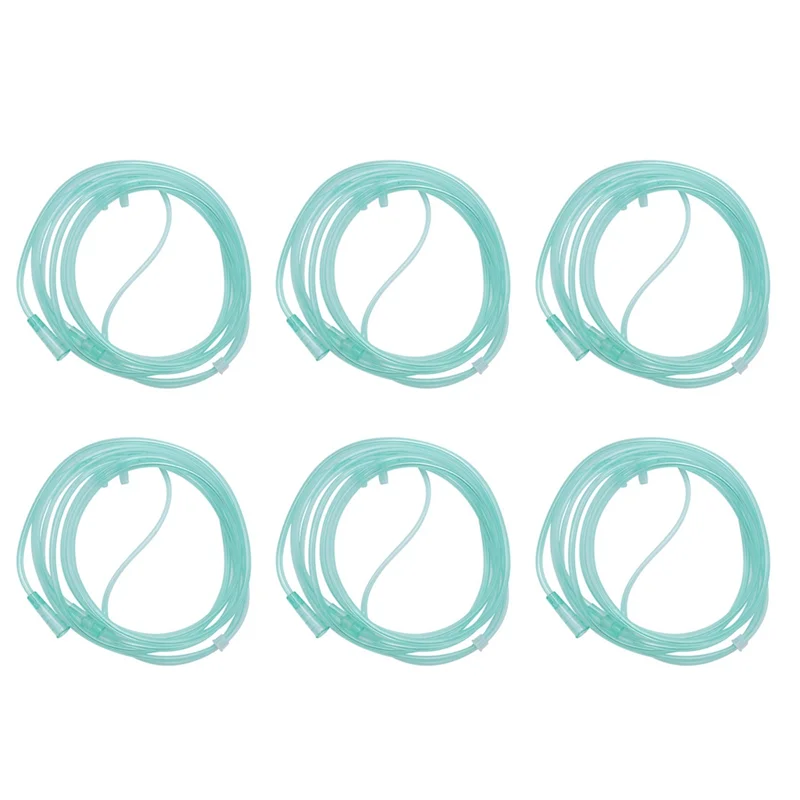 

MACH-60Pcs Oxygen Cannulas 2 Meters Nasal Cannula Soft Nasal Oxygen Tubing O2 Cannula For Adults
