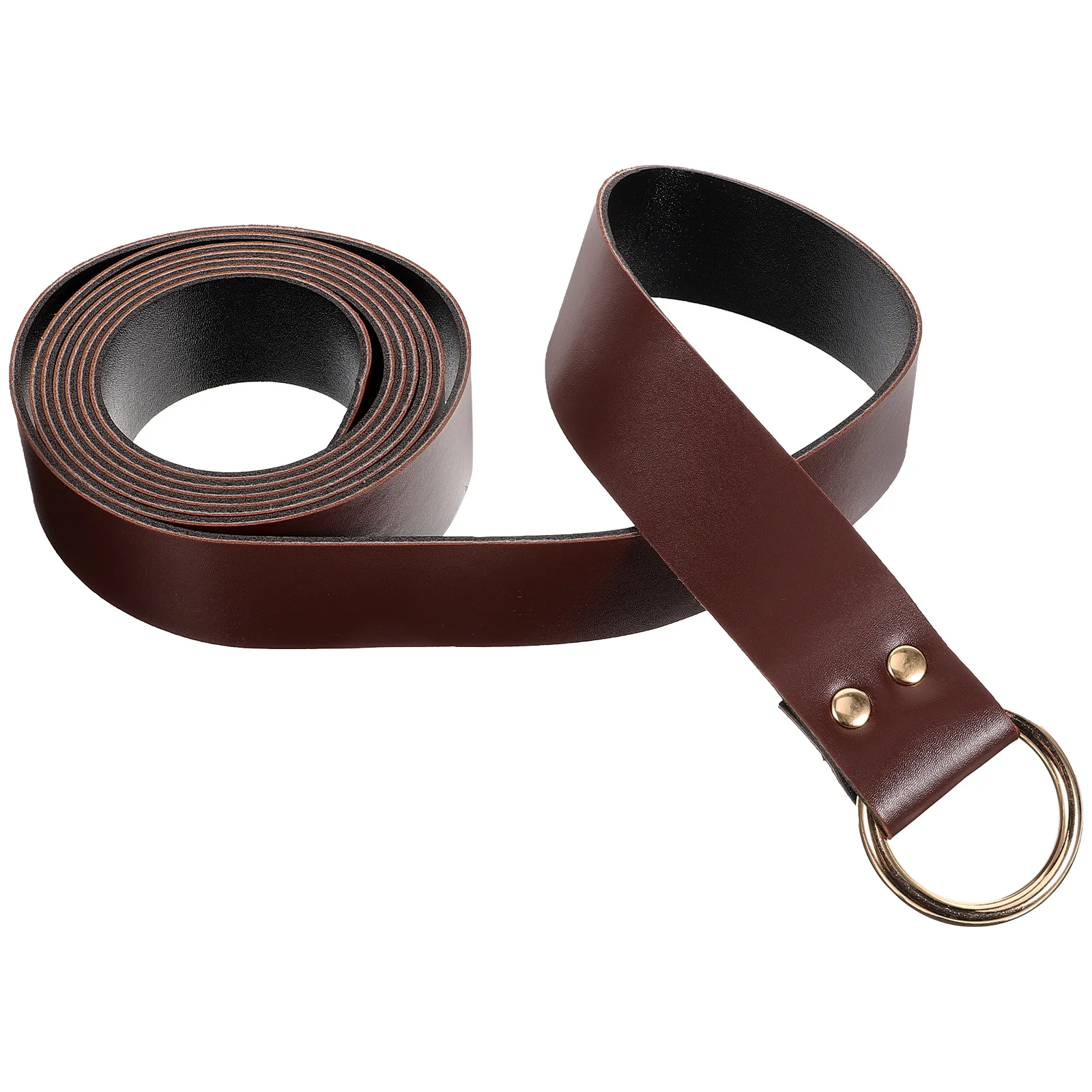 

Sword Belt Adjustable Medieval 240cm Brown Decorative Renaissance Holder Men Plaque Vintage Costume Performing Accessory